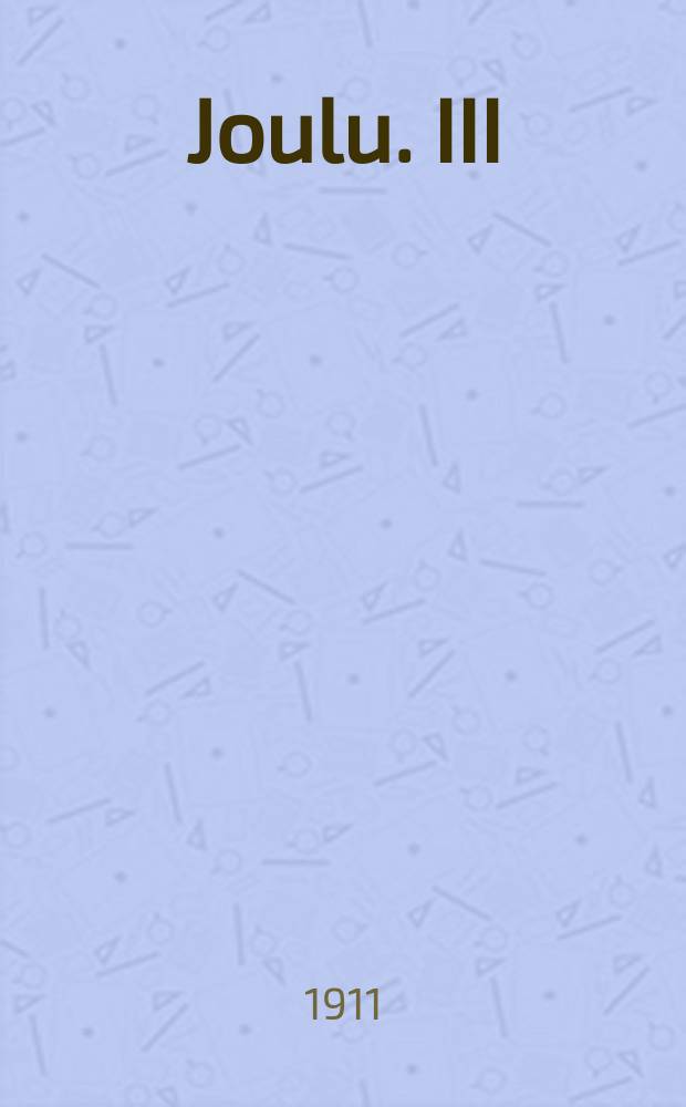 Joulu. III