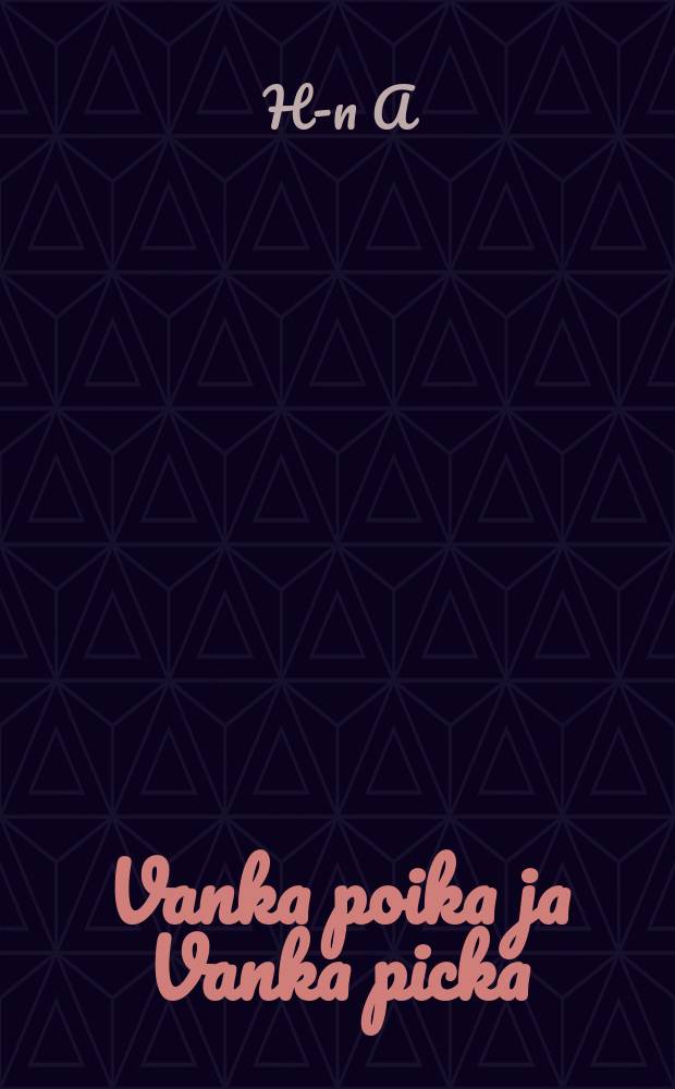 Vanka poika ja Vanka picka : Laulu