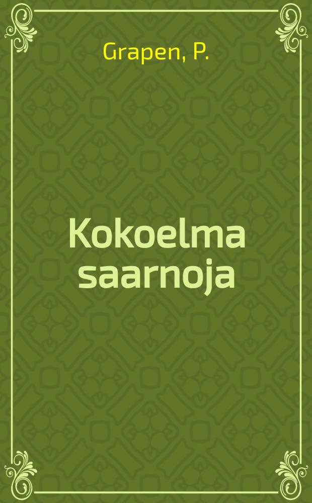 Kokoelma saarnoja