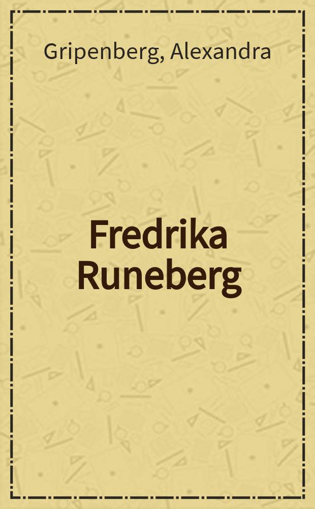 Fredrika Runeberg