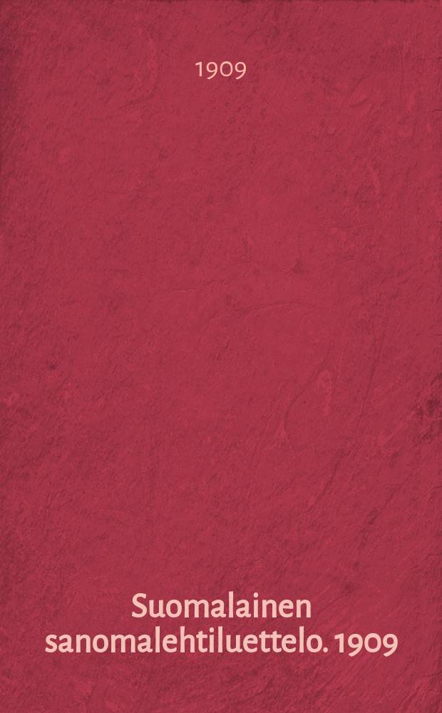 Suomalainen sanomalehtiluettelo. 1909/10