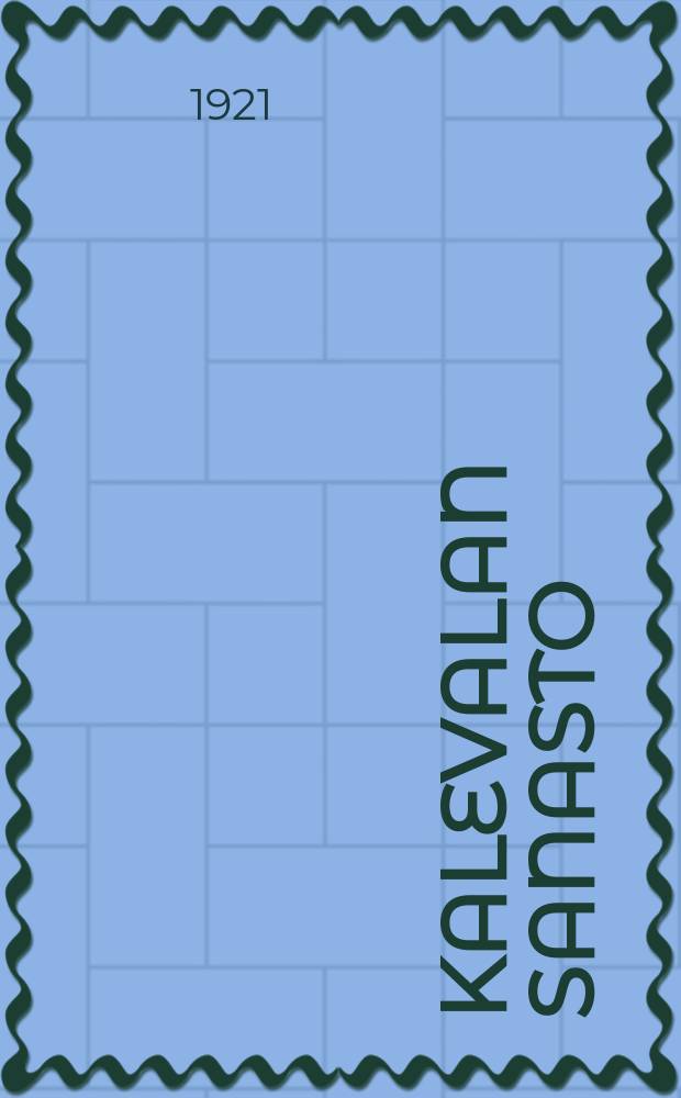 Kalevalan sanasto