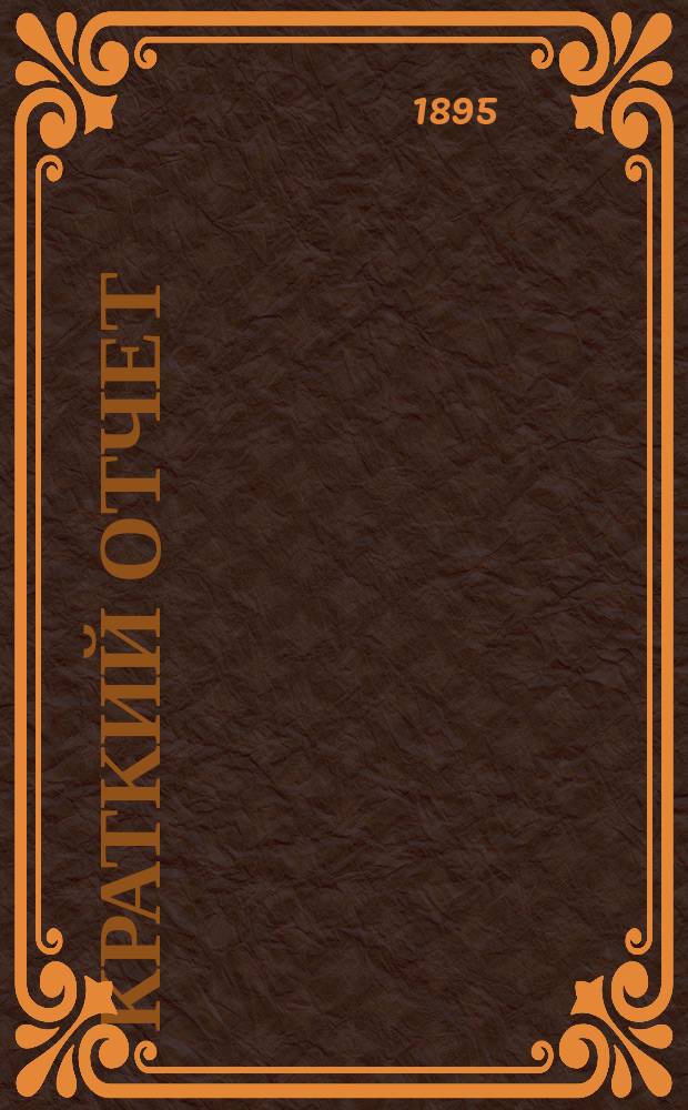[Краткий отчет]