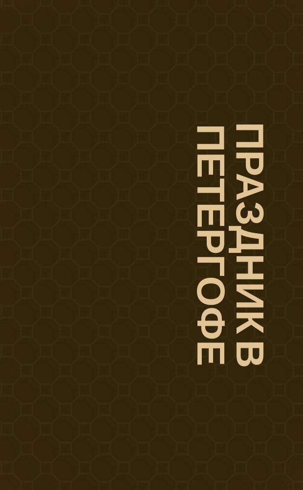 Праздник в Петергофе : Новая картонаж. игра : Игра для забавы и увеселения детей