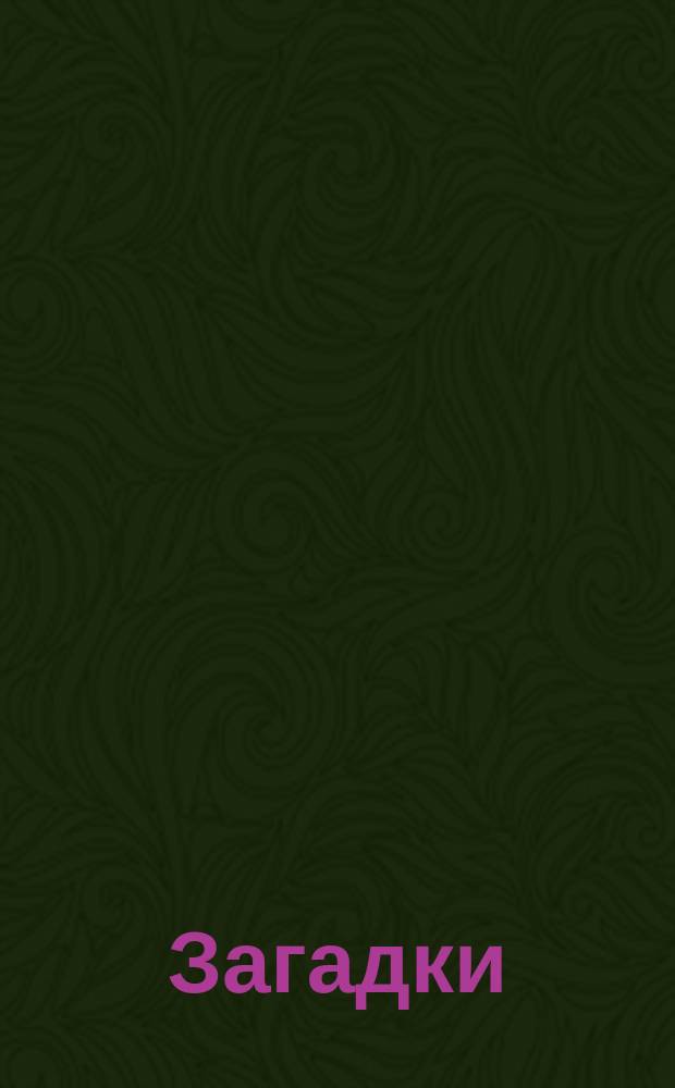 Загадки