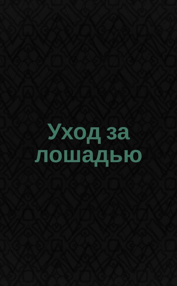 Уход за лошадью