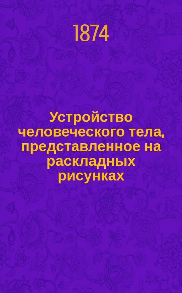 Устройство человеческого тела, представленное на раскладных рисунках : С текстом