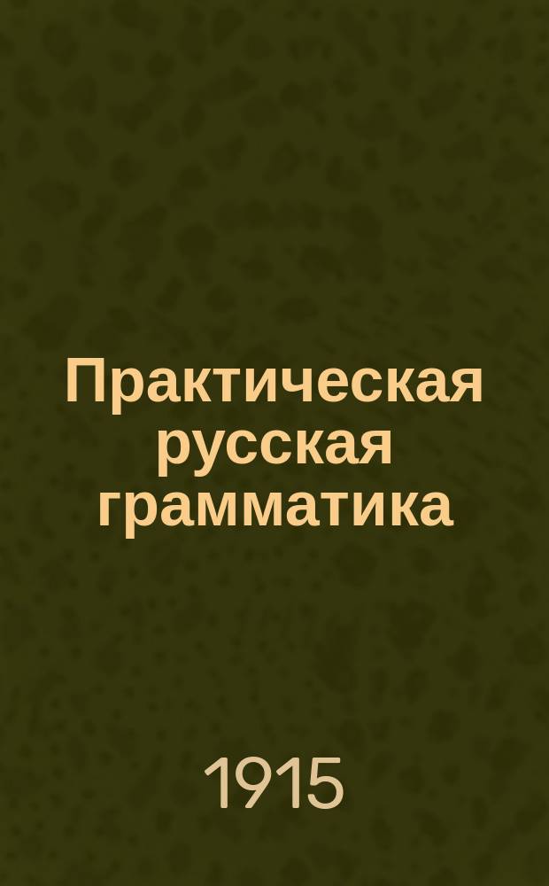 Практическая русская грамматика