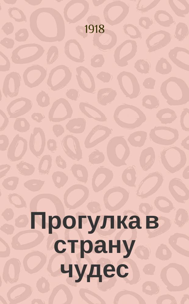 Прогулка в страну чудес