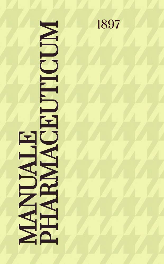 Manuale pharmaceuticum