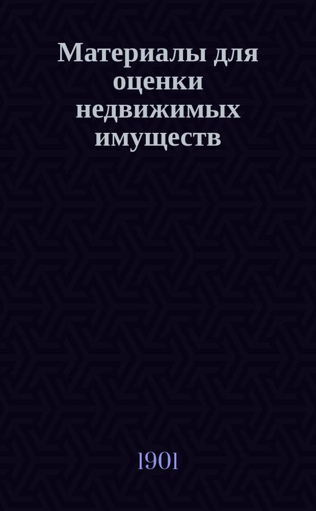 Материалы для оценки недвижимых имуществ (жилых домов) г. Рязани