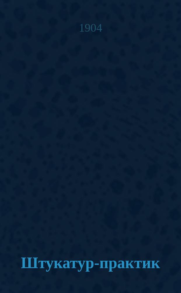 Штукатур-практик : Руководство по штукатур. ремеслу : В 2 ч.