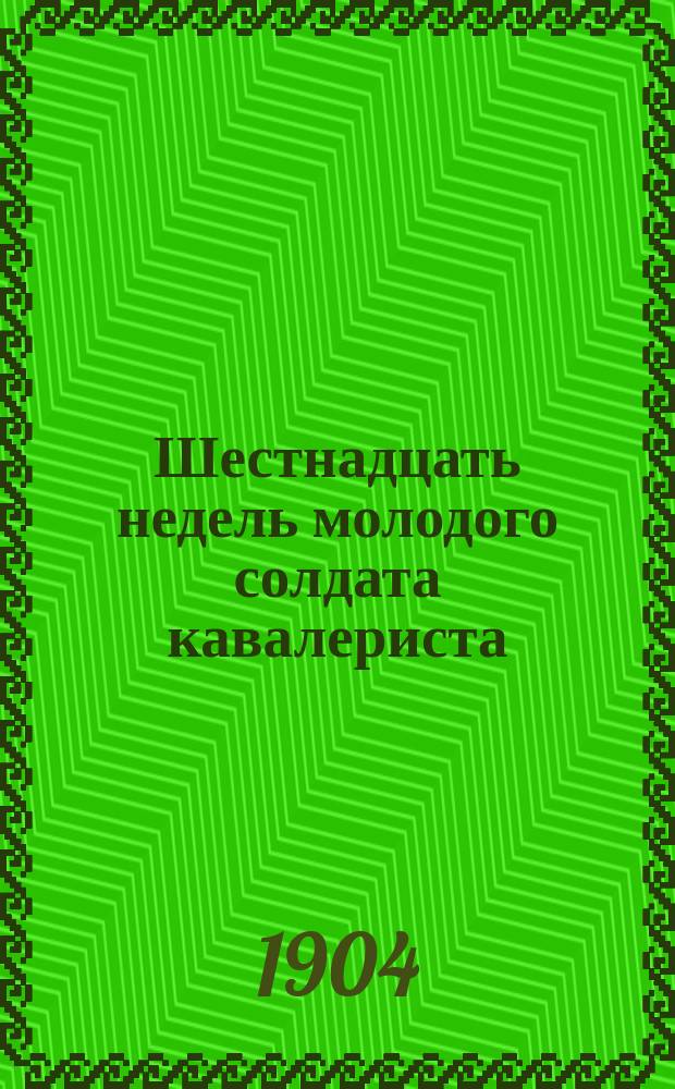 Шестнадцать недель молодого солдата кавалериста