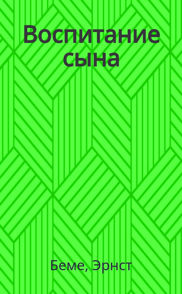 Воспитание сына : Пед. письма к молодой матери