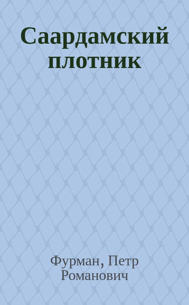 Саардамский плотник : Ист. повесть