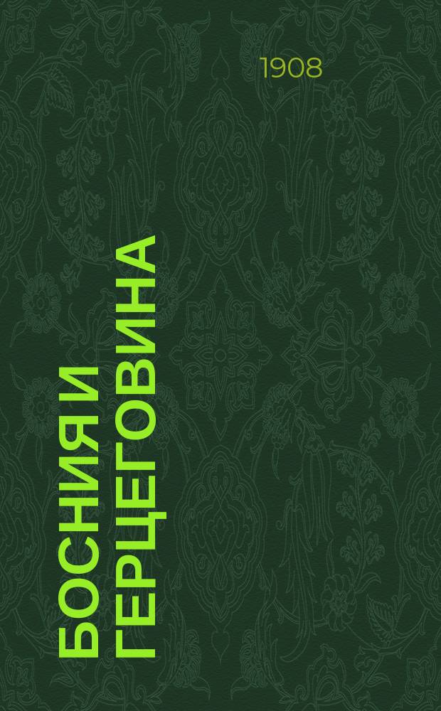 Босния и Герцеговина : Их прошлое и настоящее