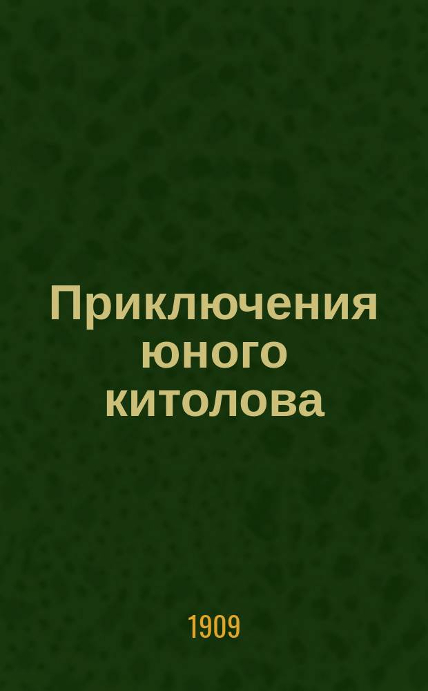 ... Приключения юного китолова