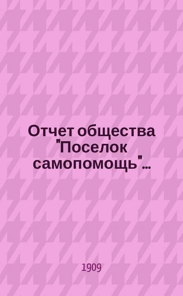 Отчет общества "Поселок самопомощь"...