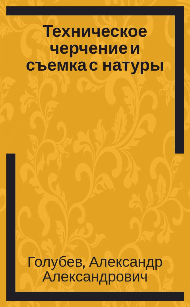 Техническое черчение и съемка с натуры : Практич. руководство для техн. уч-щ и для самообучения : С 28 рис