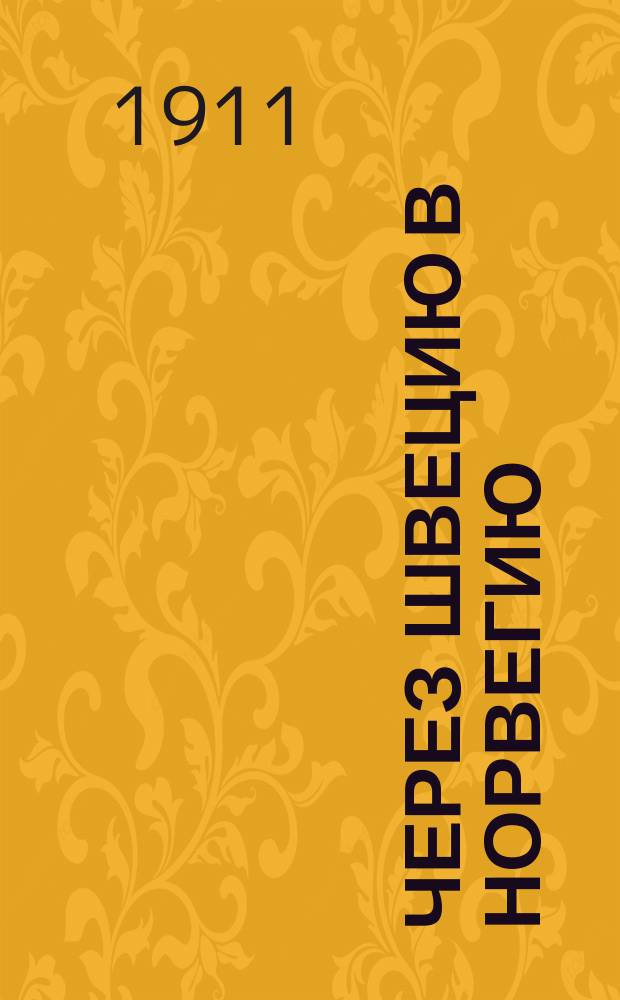 Через Швецию в Норвегию : Спутник туриста