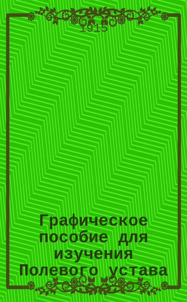 Графическое пособие для изучения Полевого устава : Изд. 1912 г. Объявлено в циркуляре Гл. штаба за № 62 1913 г