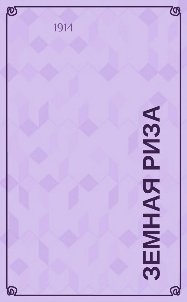 Земная риза : 2-я кн. стихов