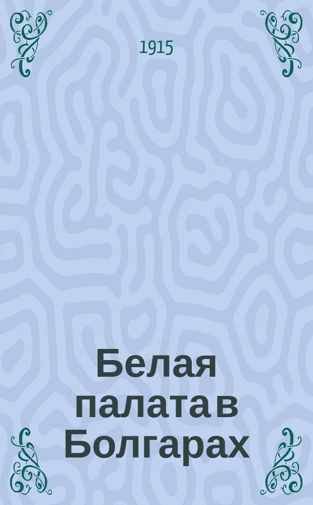 ... Белая палата в Болгарах : По рис. альбома Чернецовых