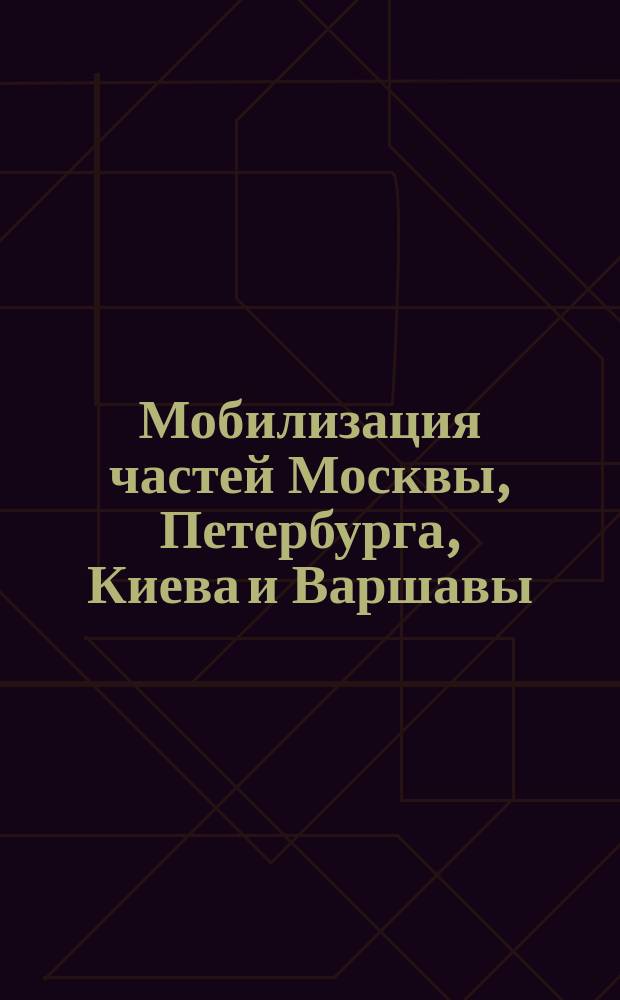 Мобилизация частей Москвы, Петербурга, Киева и Варшавы : Отправка 400 тысяч человек на театр военных действий : Воспоминание о Минине и призыв к защите дорогой родины