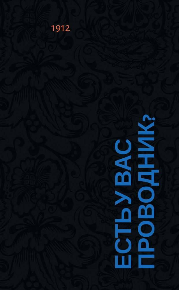 Есть у вас проводник?