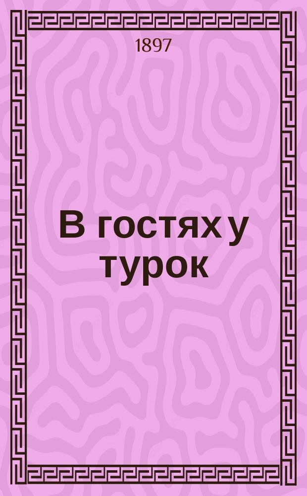 В гостях у турок : юмористическое описание путешествия супругов Николая Ивановича и Глафиры Семеновны Ивановых через славянские земли в Константинополь