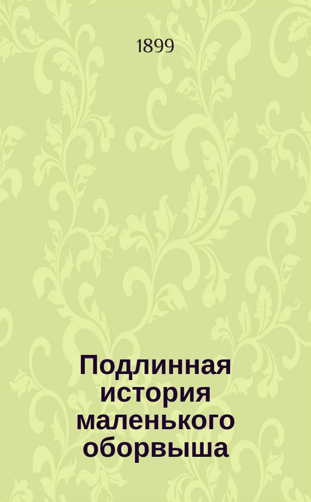 ... Подлинная история маленького оборвыша : Роман