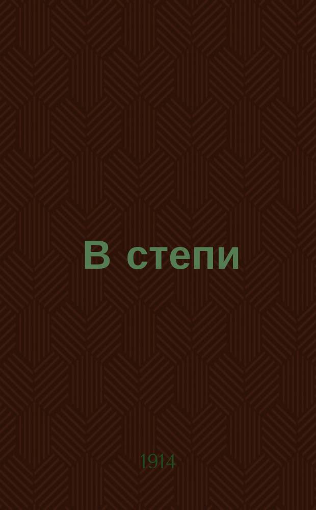 ... В степи