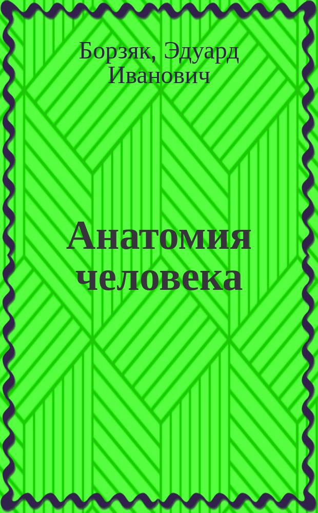 Анатомия человека : В 2 т. Т. 1