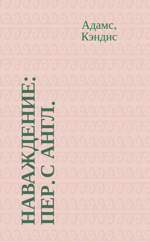 Наваждение : Пер. с англ.