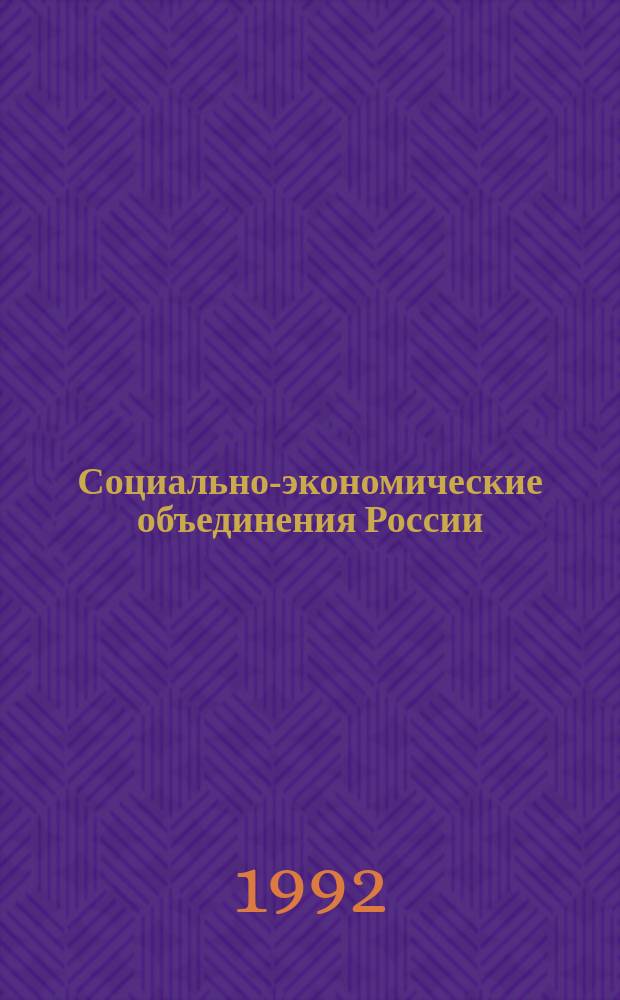 Социально-экономические объединения России