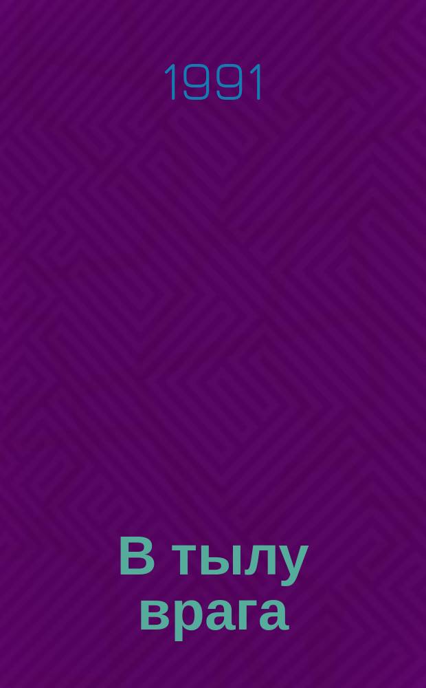 В тылу врага : Докум. повествование