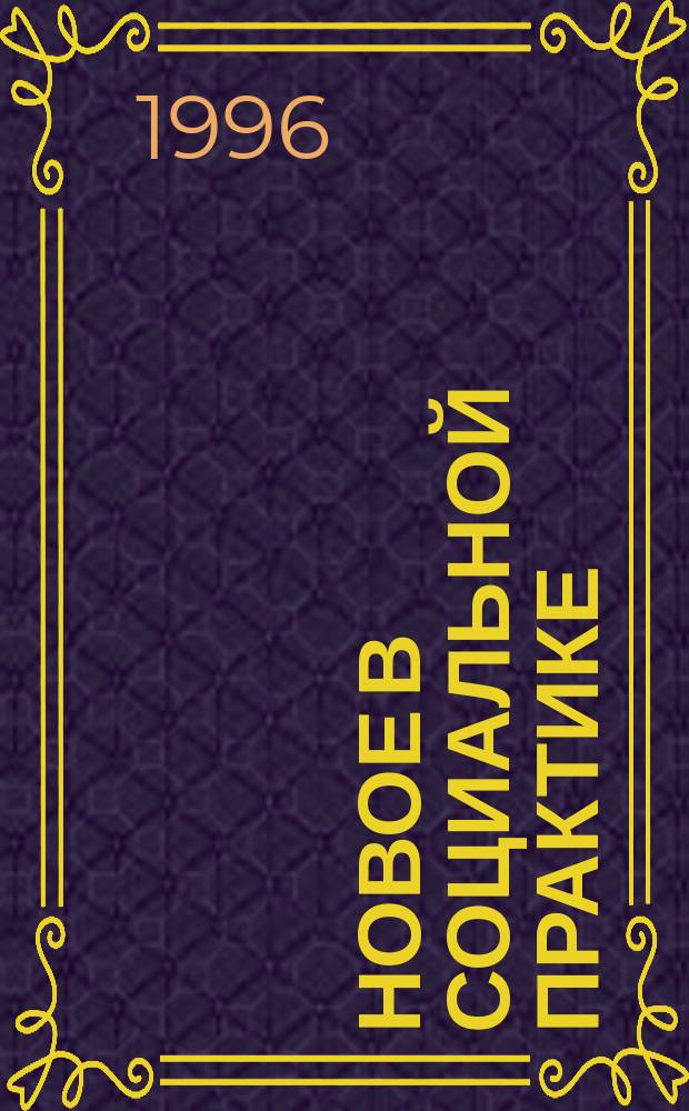 Новое в социальной практике : Сб. ст.