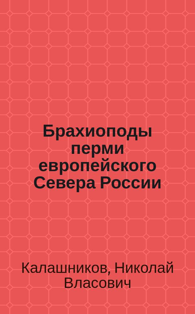 Брахиоподы перми европейского Севера России