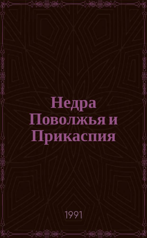 Недра Поволжья и Прикаспия : Наука. Практика. Маркетинг : Регион. науч.-техн. журн