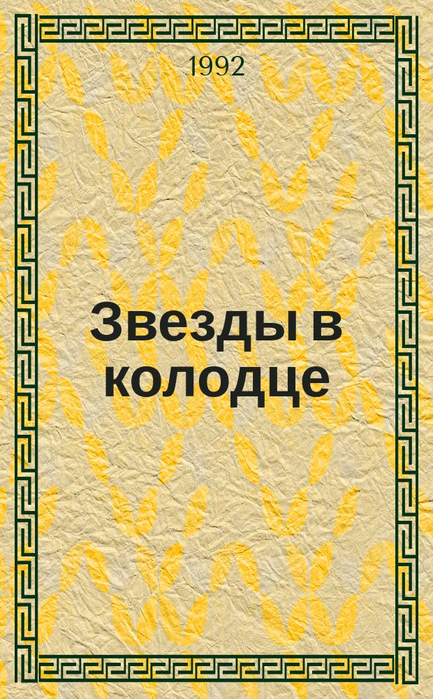 Звезды в колодце : Роман