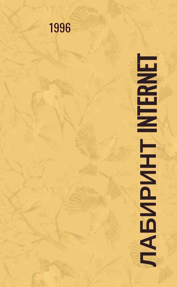 Лабиринт Internet : Практ. руководство