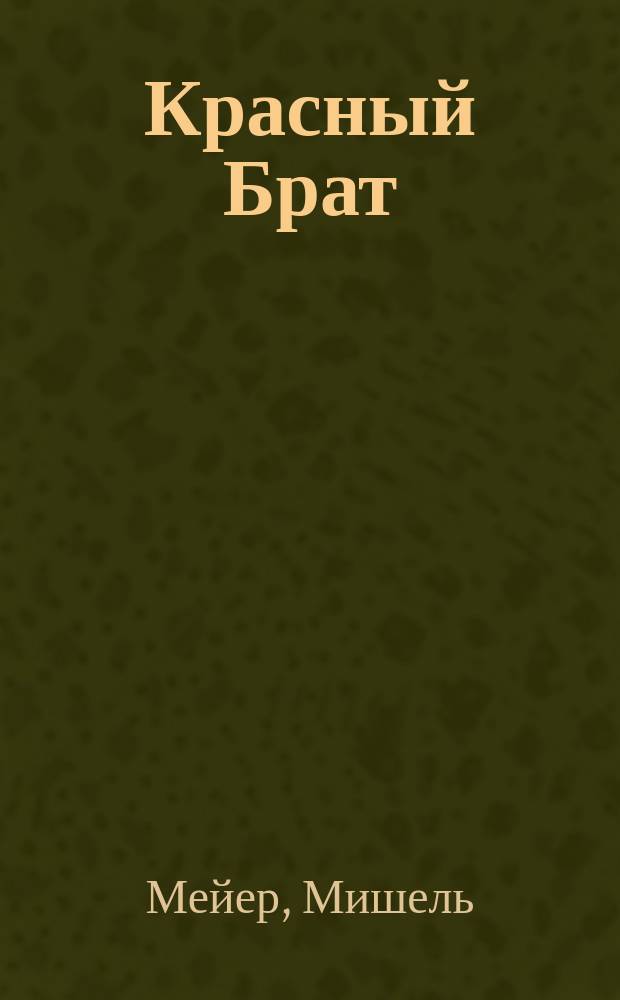 Красный Брат : Современ. фр. полит. детектив