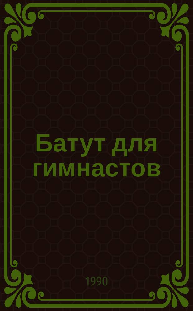 Батут для гимнастов