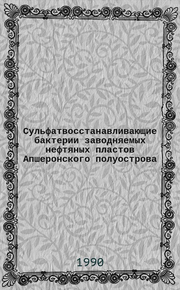 Сульфатвосстанавливающие бактерии заводняемых нефтяных пластов Апшеронского полуострова : Автореф. дис. на соиск. учен. степ. канд. биол. наук : (03.00.07)