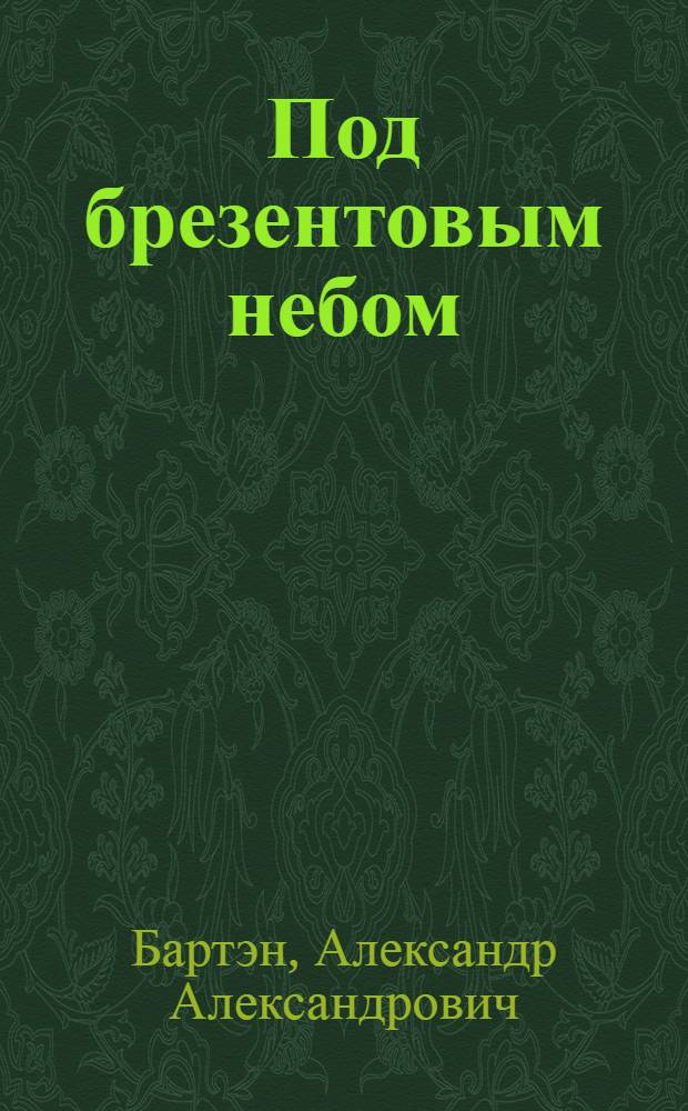 Под брезентовым небом : О цирке