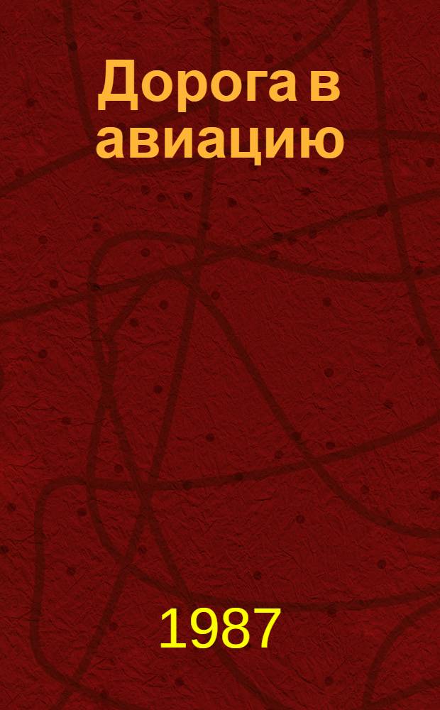 Дорога в авиацию : (Авиаторами не рождаются)