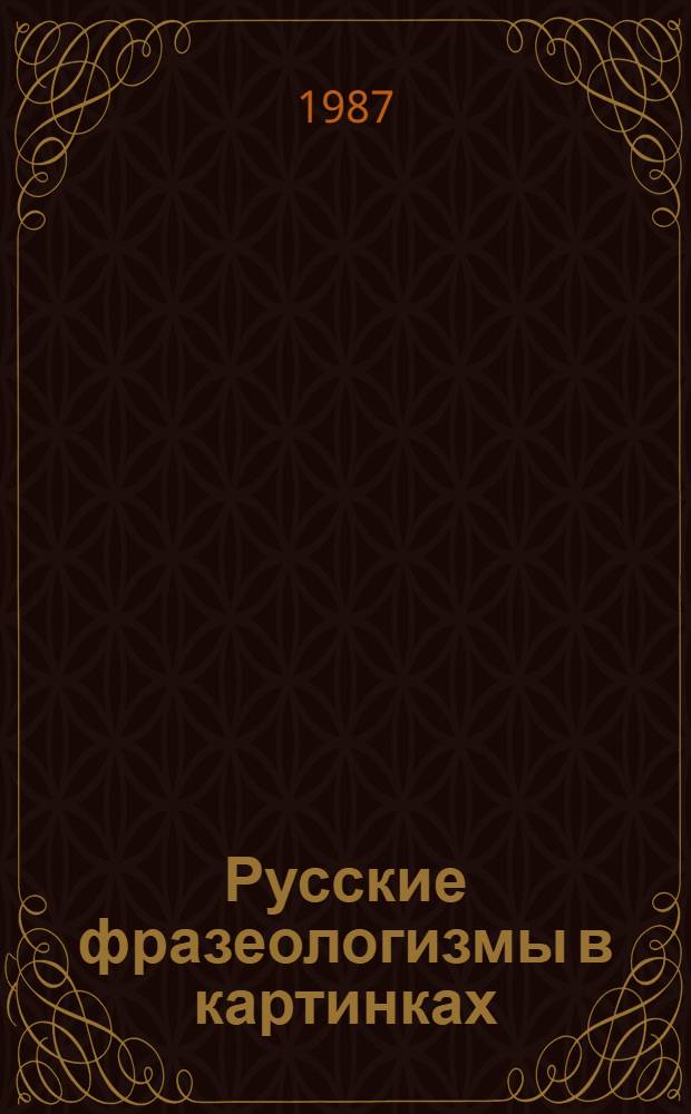 Русские фразеологизмы в картинках = A book of Russian idioms illustrated : Для говорящих на англ. яз.