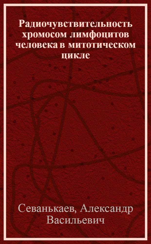 Радиочувствительность хромосом лимфоцитов человека в митотическом цикле