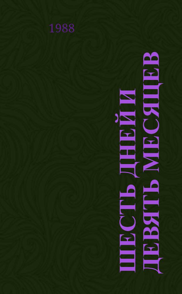 Шесть дней и девять месяцев : Деревен. повести