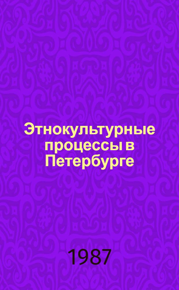Этнокультурные процессы в Петербурге : Сб. ст.